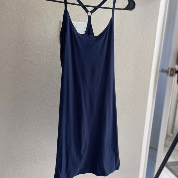 Outdoor-voices Women's Navy Blue Athletic Dress Built in Shorts S/M - Picture 5 of 7